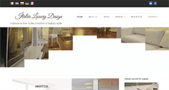 Desktop Screenshot of italialuxurydesign.com